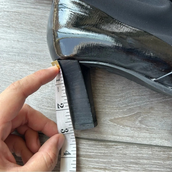France Mode Patent Leather Heeled Sock Boots Made in France - Picture 13 of 13